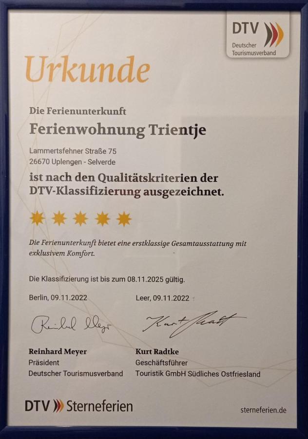 Fewo Trientje Uplengen Bagian luar foto